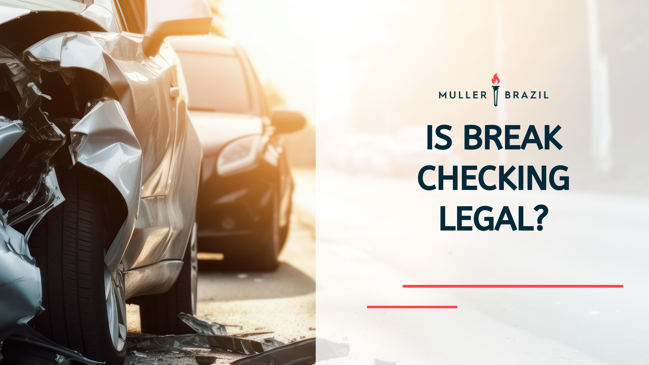 Is Brake Checking Legal?